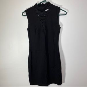 bailey 44 laced up black dress size xs